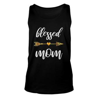 Blessed Mom Mother Gift Family Matching Thanksgiving Unisex Tank Top - Thegiftio UK
