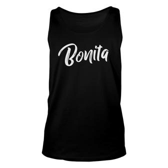 Bonita Pretty In Spanish Unisex Tank Top | Mazezy
