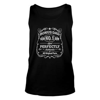 Bonus Dad Gifts Aged Perfectly Unisex Tank Top | Mazezy