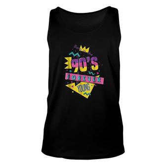 Born In The 90s Nineties Retro Forever Unisex Tank Top | Mazezy