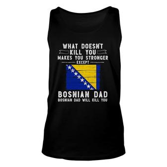 Bosnia & Herzegovina Dad Gifts For Men Father's Day Unisex Tank Top | Mazezy