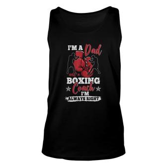 Boxing Club Vintage Boxer Dad Father's Day Unisex Tank Top | Mazezy