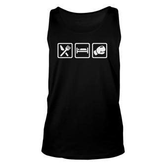 Boxing Gloves Eat Sleep Boxing Unisex Tank Top | Mazezy