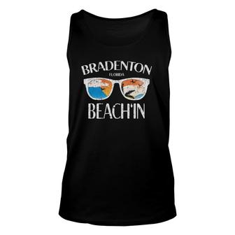 Bradenton Florida Beach Vacation Sunset Unisex Tank Top | Mazezy