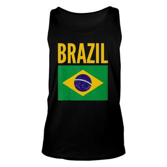 Brazil Country Flag Brazilian Unisex Tank Top | Mazezy