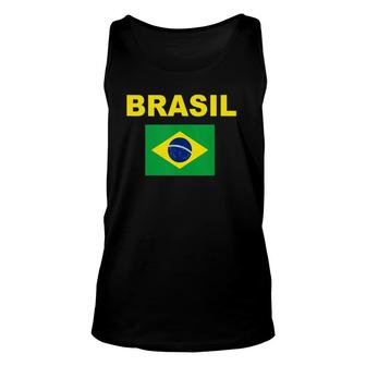 Brazil Flag Cool Brasil Flag Brazilian Flags Men Women Unisex Tank Top | Mazezy