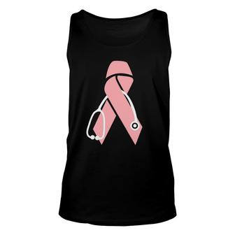 Breast Cancer Awareness Gift For Doctor Nurse Unisex Tank Top | Mazezy