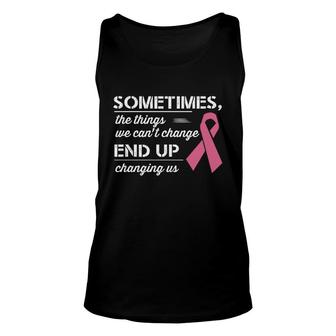 Breast Cancer Breast Cancer Awareness Shirt Unisex Tank Top - Thegiftio UK