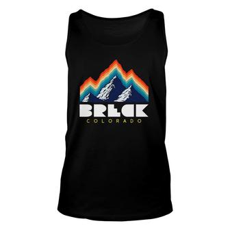 Breck Colorado Retro Usa Ski Unisex Tank Top | Mazezy