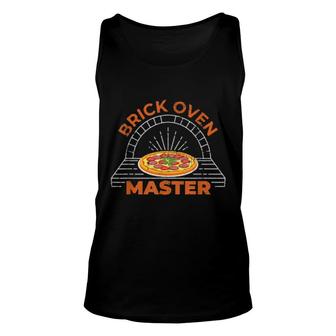 Brick Oven Master Italian Pizza Baker Chef Food Crust Unisex Tank Top | Mazezy