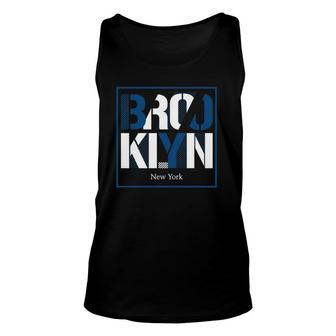 Brooklyn New York Lovers Gift Unisex Tank Top | Mazezy