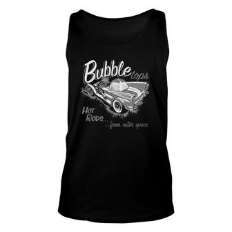 Bubble Tops Hot Rods From Outer Space Unisex Tank Top | Mazezy
