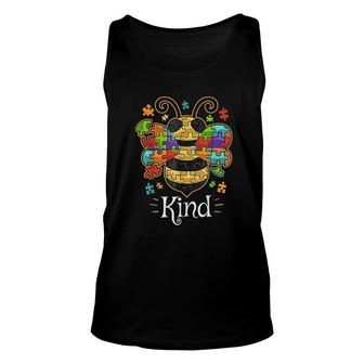 Bumble Bee Be Kind Unisex Tank Top | Mazezy