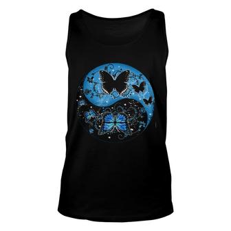 Butterfly Circle Unisex Tank Top | Mazezy