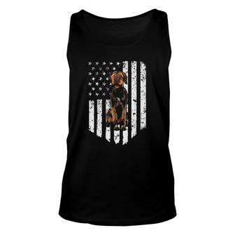Bw American Flag Wirehaired Pointing Griffon 4Th Of July Usa Tank Top | Mazezy AU