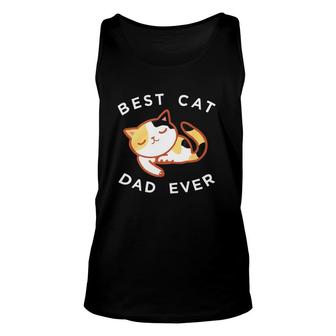 Calico Cat Dad Best Kitty Father Ever Unisex Tank Top | Mazezy