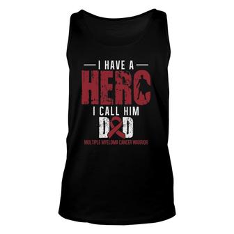Call Him Dad Multiple Myeloma Cancer Awareness Support Unisex Tank Top | Mazezy