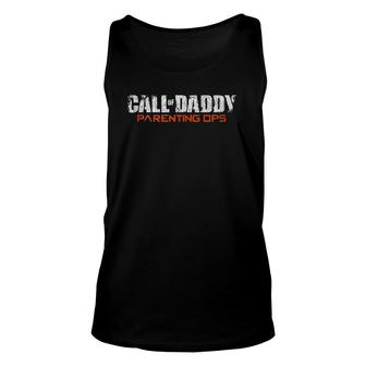 Call Of Daddy Parenting Ops Father's Day Unisex Tank Top | Mazezy