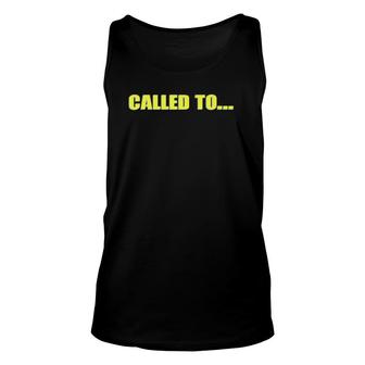 Called To Gift Unisex Tank Top | Mazezy