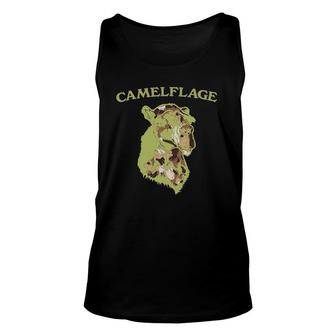 Camelflage For Camel Lovers Funny Camelflage Men Women Unisex Tank Top | Mazezy
