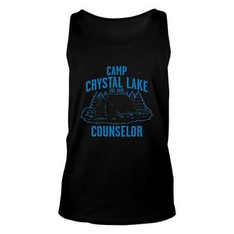 Camp Crystal Lake Counselor Unisex Tank Top | Mazezy