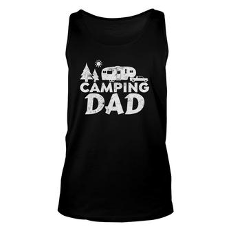 Camping Dad 5Th Wheel Camper Rv Vacation Gift Fathers Unisex Tank Top | Mazezy