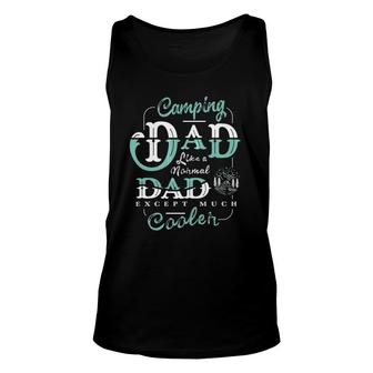 Camping Dad Gifts For Daddy Father's Day Camper Men Unisex Tank Top | Mazezy