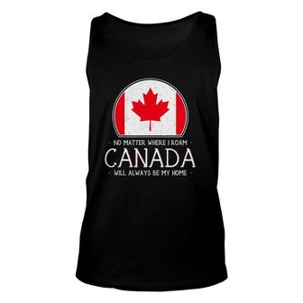Canadian Canada Pride Flag North Maple Leaf Eh Gift Unisex Tank Top | Mazezy