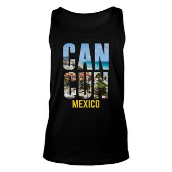 Cancun Mexico Souvenir Gift Spring Summer Vacation Break Unisex Tank Top - Thegiftio UK