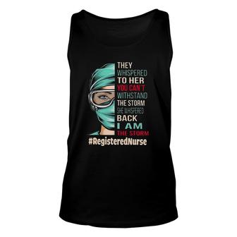 Can't Withstand The Storm I Am The Storm - Registered Nurse Unisex Tank Top | Mazezy