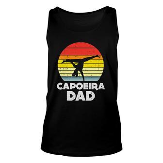 Mens Capoeira Dad Sunset Retro Dance Martial Art Fighter Men Tank Top | Mazezy