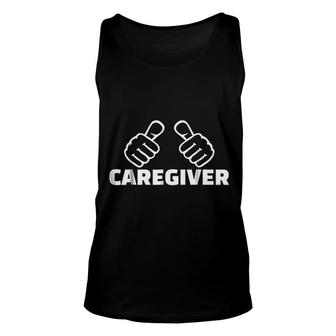 Caregiver Funny Gift Unisex Tank Top | Mazezy