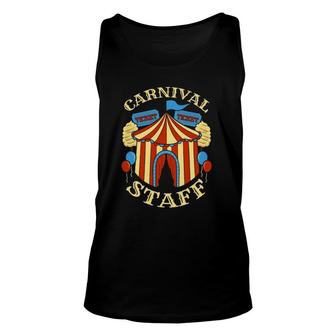 Carnival Staff Circus Event Security Ringmaster Lover Gift Unisex Tank Top | Mazezy