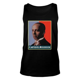 Carter G Woodson Portrait Gift Unisex Tank Top | Mazezy