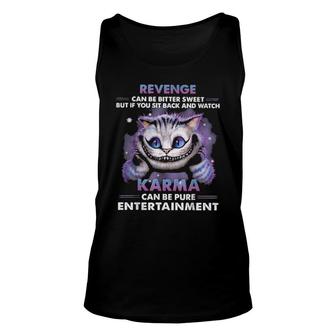 Cat Can Be Pure Entertainment Unisex Tank Top | Mazezy