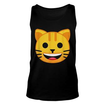 Cat Emoticon Unisex Tank Top | Mazezy