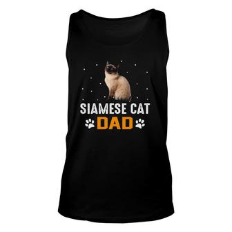 Cat - Siamese Cat Dad - Siamese Cat Unisex Tank Top | Mazezy
