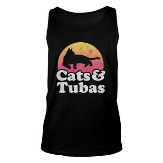 Cats And Tubas Men's Or Women's Cat And Tuba Unisex Tank Top | Mazezy