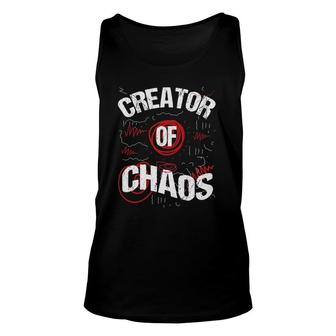 Chaos Coordinator Creator Busy Dad Or Mom Child Creates Unisex Tank Top | Mazezy