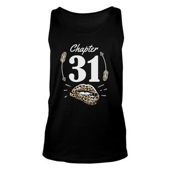 Chapter 31 31St Birthday Party Thirty One Years Old Gift Unisex Tank Top | Mazezy