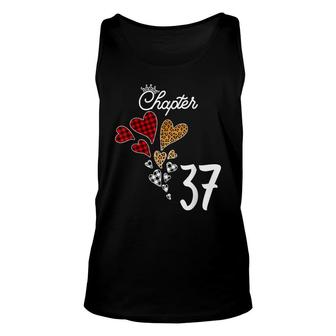 Chapter 37 Years 37Th Birthday Leopard Buffalo Plaid 1985 Unisex Tank Top - Seseable