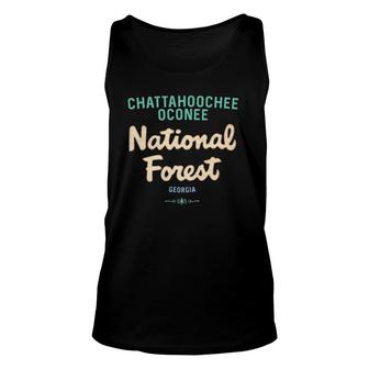 Chattahoochee Oconee National Forest Georgia Usfs Script Unisex Tank Top | Mazezy