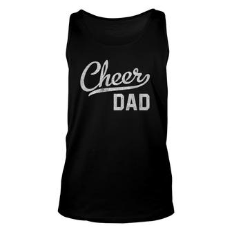 Cheer Dad Proud Cheerleading Dad Gift Unisex Tank Top | Mazezy