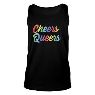 Cheers Queers Lgbt Gay Pride Unisex Tank Top | Mazezy