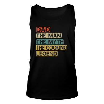 Chef Dad Cooking Legend Home Cook Father's Day Unisex Tank Top | Mazezy