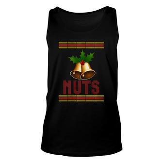 Chestnuts Couples Christmas Ugly Sweater Tshirt Nuts Medium Unisex Tank Top - Thegiftio