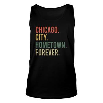 Chicago City Hometown Forever Vintage Citizen Gift Unisex Tank Top | Mazezy