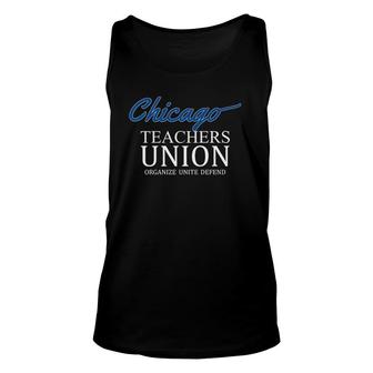 Chicago Teachers Union On Strike Red For Ed Unisex Tank Top | Mazezy