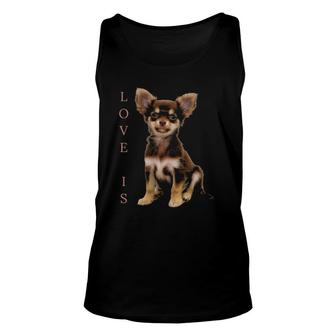 Chihuahua Dog Mom Dad Tee Love Pet Puppy Chihuahua Unisex Tank Top | Mazezy