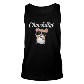 Chinchillin' Funny Chinchilla Lovers Unisex Tank Top | Mazezy